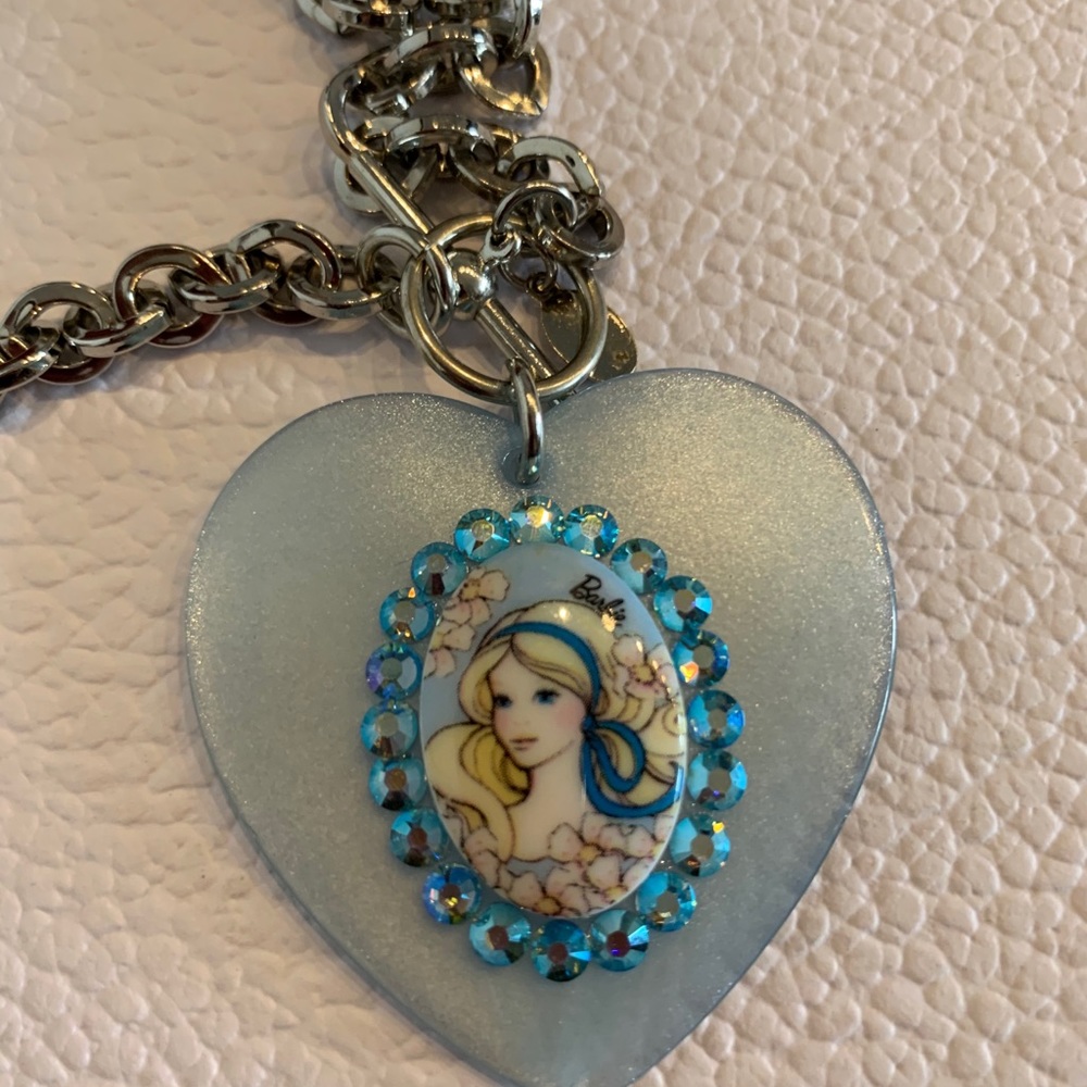NEW Tarina Tarantino Barbie Lucite Necklace